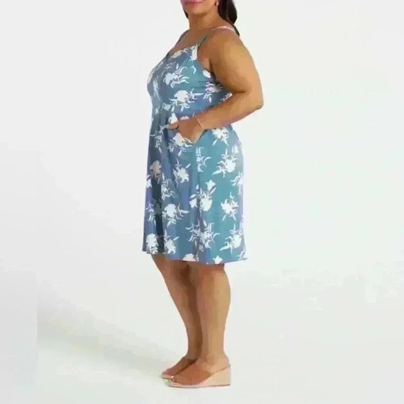 41 Hawthorn Beatriz Scallop Detail Dress in Blue - Size 1X (NWT) - Picture 3 of 4